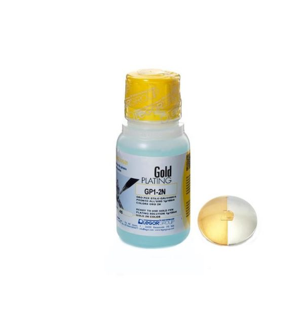 BAÑO DE ORO LEGOR GP1-2N PARA LAPIZ 100 ml/1 gr. LISTO USO