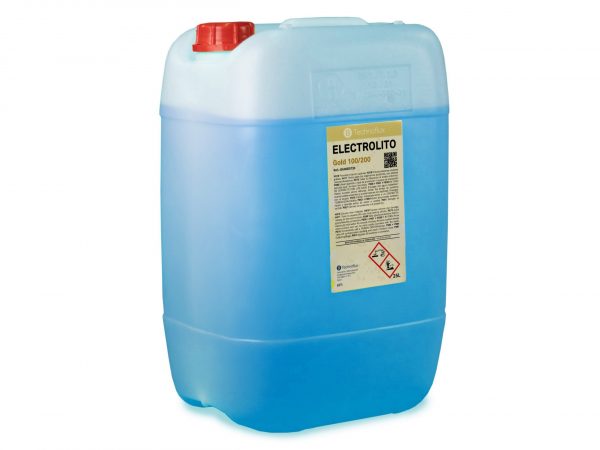 TECHNOFLUX-ELECTROLITO GOLD 100/200 LIQUIDO (Li) EN GARRAFA 25 LT