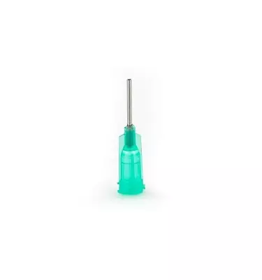 AGUJA CASQUILLO VERDE  0,84 MM PARA JERINGA SOLDADURA