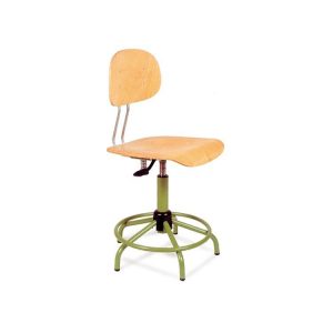 SILLA MOD.M-1-A G 42/55 cm MADERA/GAS C/ARO