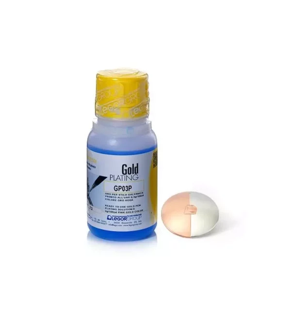 BAÑO DE ORO ROSA LEGOR GP03P PARA LAPIZ 100 ml/0,4 gr. LISTO USO