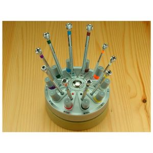 TECHNOMODEL- SET 10 DESTORNILLADORES C/BASE GIRATORIA