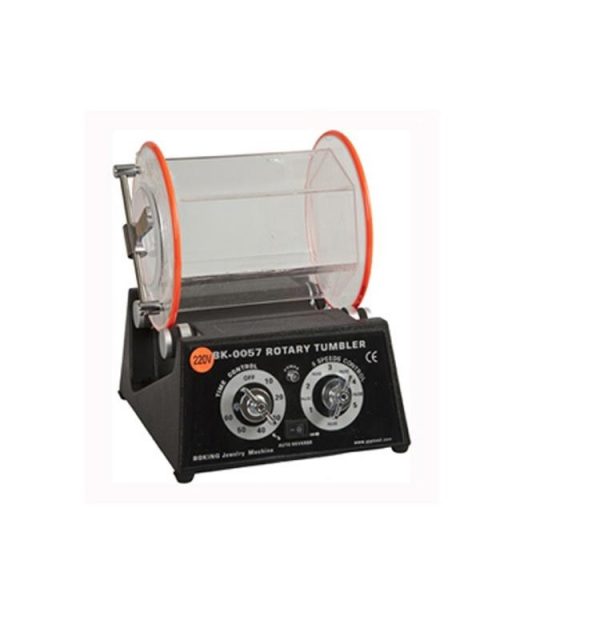 BOMBO DE PULIR ROTATORIO 5 KGS. 220V CON REG.VELOCIDAD Y TEMPORIZ