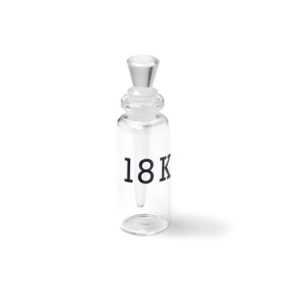 FRASCO CRISTAL 15 c.c. SERIAGRAFIADA PARA ESTUCHE AGUA TOQUE