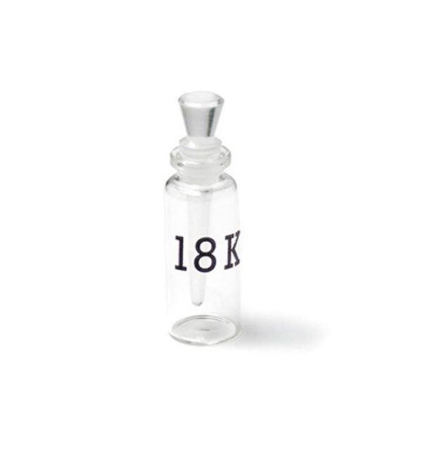 FRASCO CRISTAL 15 c.c. SERIAGRAFIADA PARA ESTUCHE AGUA TOQUE