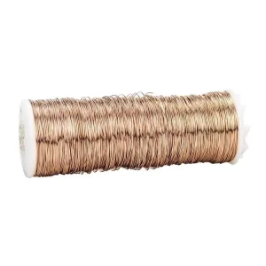 CARRETE 500 Grs. HILO COBRE 0,5 MM. PARA BAÑOS ELECTROLITICOS