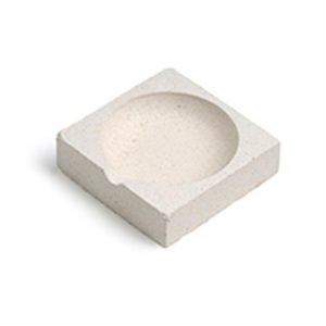 CAZOLETA CUADRADA 50x50 mm REFRACTARIA
