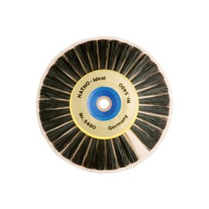 CEPILLO HATHO 80 mm .4 HIL. CONV. PELO NEGRO+TELA CTRO. PLASTICO