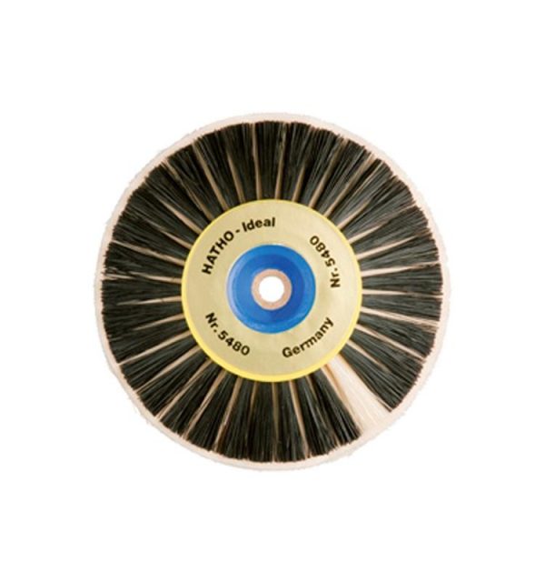 CEPILLO HATHO 80 mm .4 HIL. CONV. PELO NEGRO+TELA CTRO. PLASTICO
