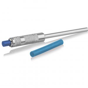 CILINDRO PINS SILICONA AZUL 1x10 mm. GRANO MUY BASTO EVE (4351)