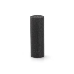 CILINDRO SILICONA EVE 6x24 mm. NEGRO MEDIO (EN CAJA 100 UNIDADES)