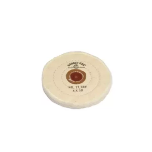 DISCO GROBET ALGODON BLANCO 100 MM. DIAM. 30 HOJAS (17.753)