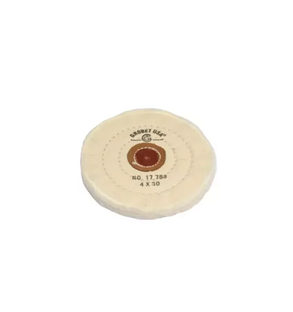 DISCO GROBET ALGODON BLANCO 100 MM. DIAM. 30 HOJAS (17.753)