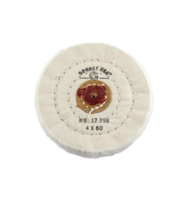 DISCO GROBET ALGODON BLANCO 100 MM. DIAM. 60 HOJAS (17.758)
