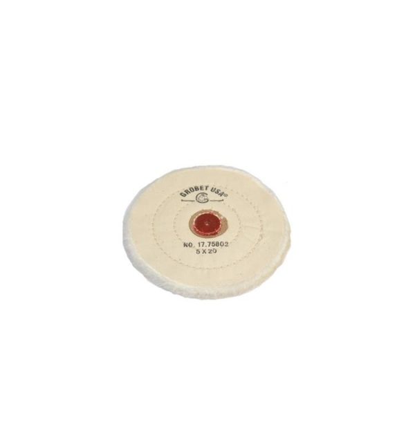 DISCO GROBET ALGODON BLANCO 125 MM. DIAM. 20 HOJAS (17.75802)