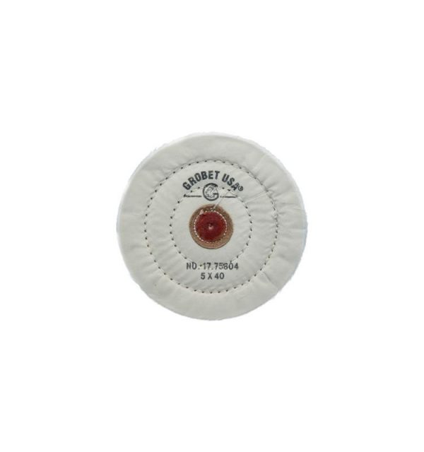 DISCO GROBET ALGODON BLANCO 125 MM. DIAM. 40 HOJAS (17.75804)