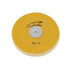 DISCO HATHO ALGODON AMARILLO 125x15 MM 50 HOJAS