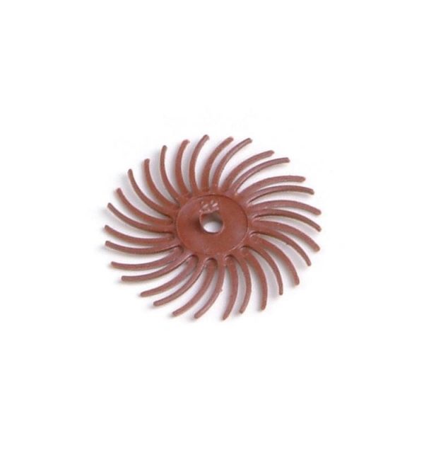 DISCO SUNBURST DEDECO ROJO 22 MM. (48 UN.)  GRANO 220