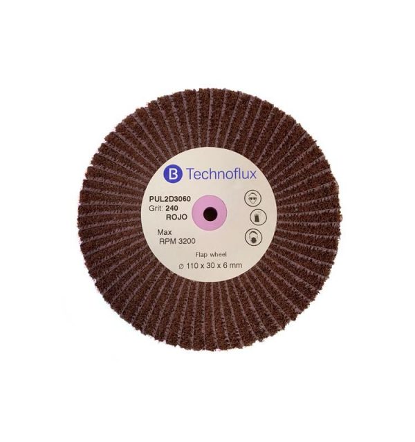 DISCOS RADIALES ROJOS 110x30 MIXTOS SCOTCH/LIJA GRANO 240
