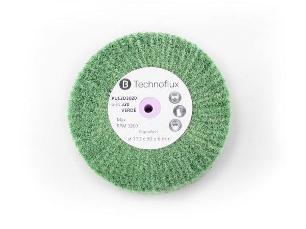 DISCOS RADIALES SCOTCH VERDES 110x30 GRANO 320 - Imagen 2