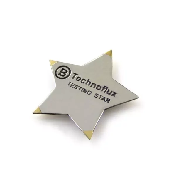 ESTRELLA DE TOQUE EN PLATA TECHNOFLUX  9, 14, 18, 22 K Y AG - Imagen 2