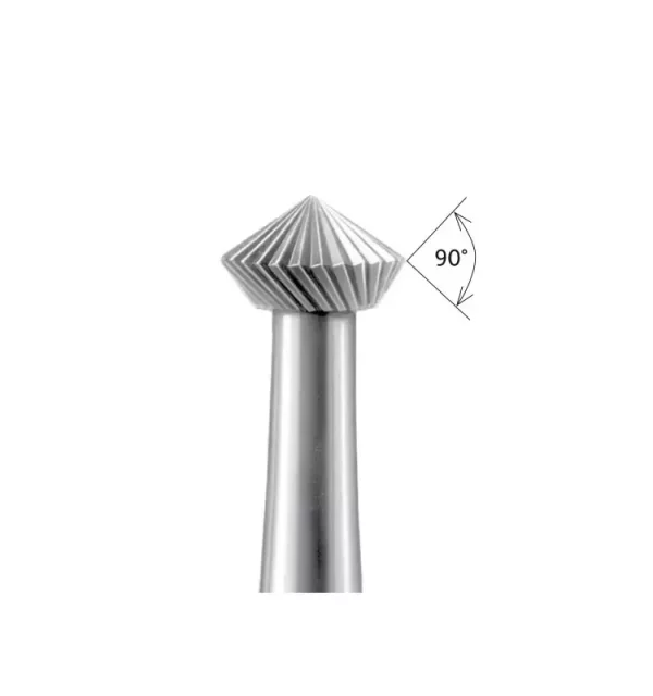 FRESAS BUSCH FIG. 414   025 DOBLE CONO ACERO (CAJA 6 UNIDADES)