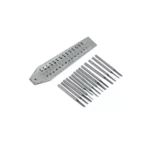 HILERA ROSCAR CON 14 MACHOS 0,7-2 mm