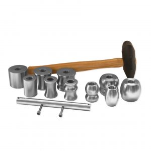 JUEGO DE 10 MATRICES PARA FORMAR BRAZALETES CON MARTILO DURSTON