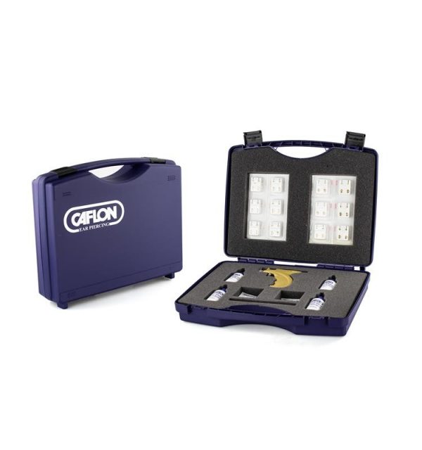 KIT PISTOLA PERFORAR OREJAS UNIVERSAL CAFLON CON ACCESORIOS