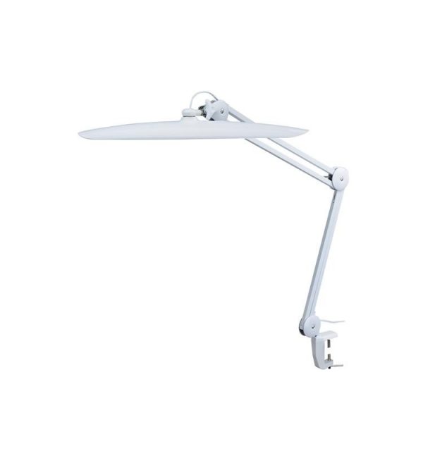 LAMPARA 117 LEDS 24W LUZ REGULABLE 6000K CON PINZA PARA FIJACION