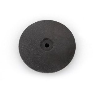 LENTEJA SILICONA EVE 22x4 mm. NEGRA MEDIO (EN CAJA 100 UNIDADES)