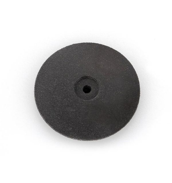 LENTEJA SILICONA EVE 22x4 mm. NEGRA MEDIO (EN CAJA 100 UNIDADES)