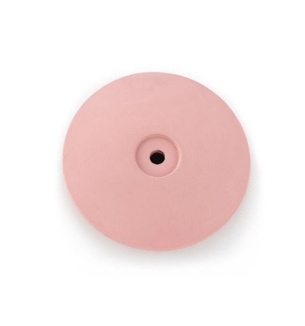 LENTEJA SILICONA EVE 22x4 mm. ROSA EXTRA-FINO(EN CAJA 100 UNIDADE