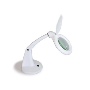 LAMPARA C/LUPA BIFOCAL 3-12 DIOPTRIAS SOBREMESA 60 LEDS 5W