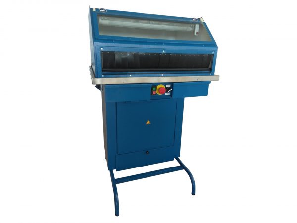 MESA PULIR UN PUESTO INOX. CON ASPIRACION Y CABINA CON LUZ LEDS