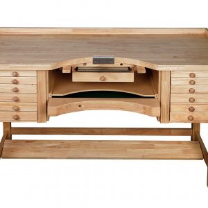MESA TRABAJO JOYERO SUPERIOR MADERA MACIZA DURSTON