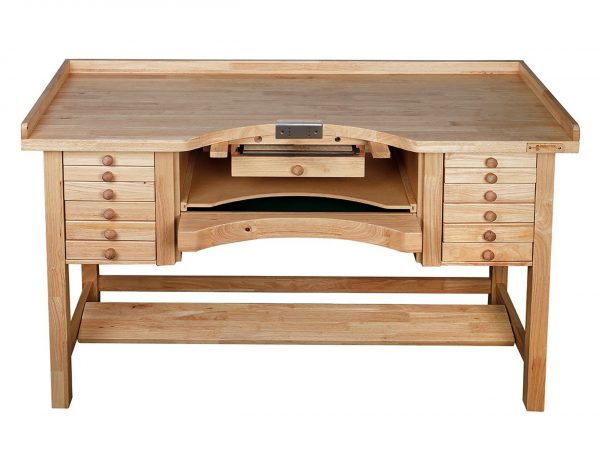 MESA TRABAJO JOYERO SUPERIOR MADERA MACIZA DURSTON