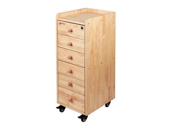 MUEBLE DURSTON CON RUEDAS 6 CAJONES PARA MESA DE TRABAJO