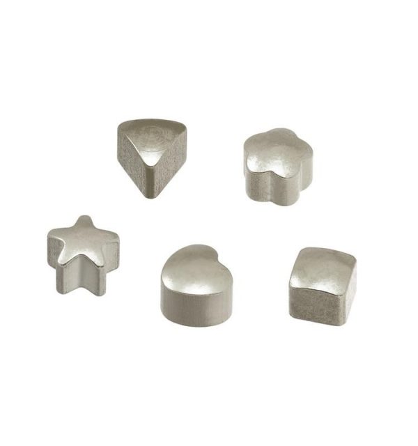 PENDIENTES FORMAS SURTIDAS ACERO CAFLON