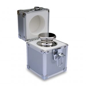 PESA CALIBRACION CLASE M1 2000 GRS. ACERO INOX CON ESTUCHE