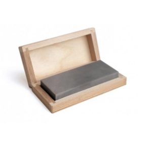 PIEDRA DE TOQUE NATURAL EXTRA 100 x 40 x 10 mm. EN ESTUCHE DE MAD