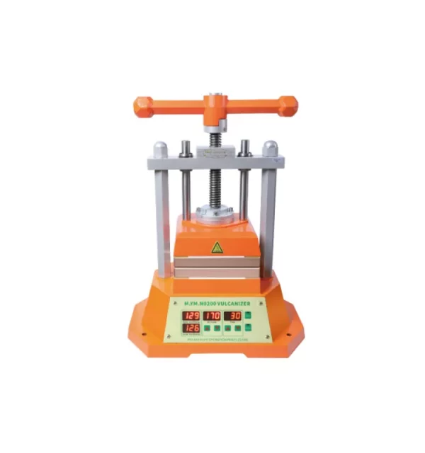 PRENSA VULCANIZADORA 200x200 mm. YIHUI CON DOBLE CONTROL DE TEMPERATURA 900W Referencia: FUN0M0120