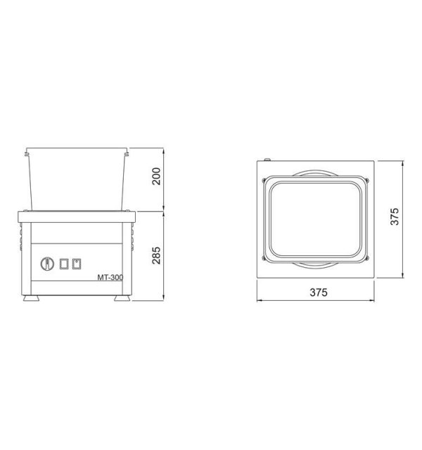 PULIDORA MAGNETICA ESTMON MT-300 (0.5CV) CON EXTRACTOR - Imagen 2
