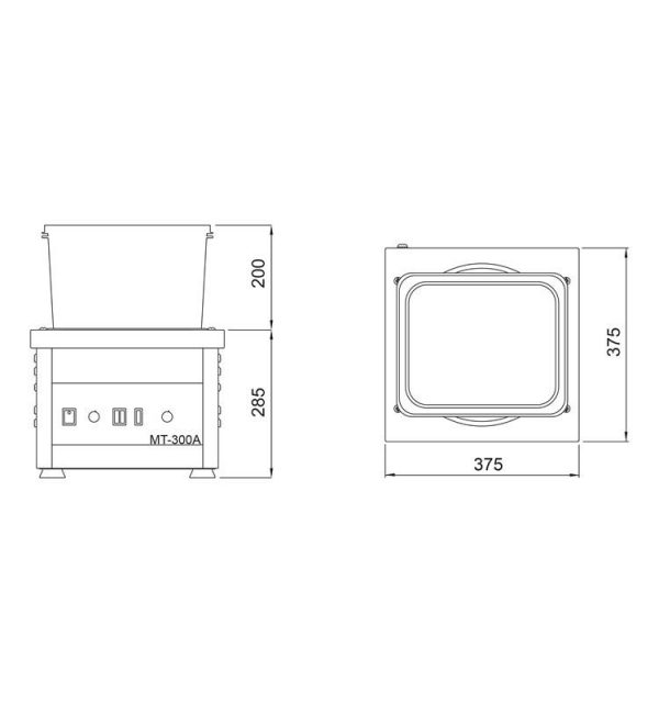 PULIDORA MAG.ESTMON MT-300-A (1CV) C/REGULADOR Y EXTRACTOR - Imagen 2