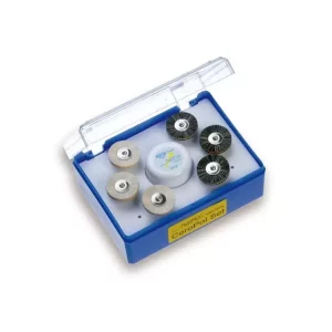 SET PULIDO PASTA DIAMANTE+6 CEPILLOS, PARA METAL CERAMICA Y COMPO