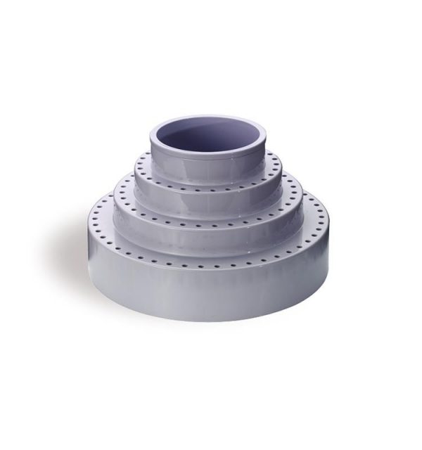 SOPORTE PLASTICO REDONDO GIRATORIO PARA 114 FRESAS