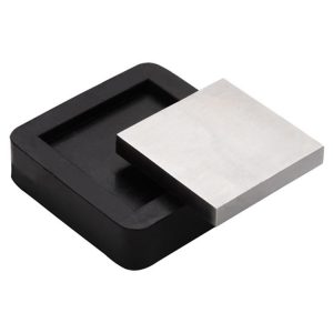 TAS PLANO CON BASE DE GOMA 75x75x10 mm