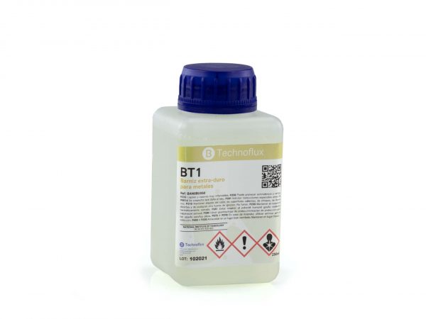 TECHNOFLUX - BT1 BARNIZ EXTRA-DURO PARA METALES 200 ml.