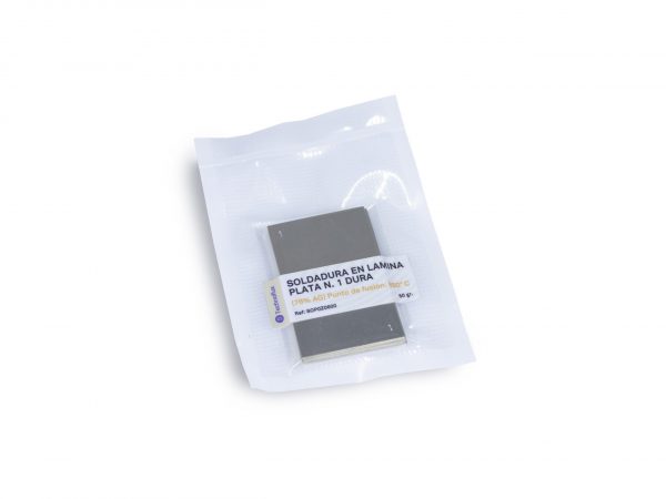 TECHNOFLUX-SOLDADURA PLATA N. 1 DURA EN LAMINA (76% Ag)