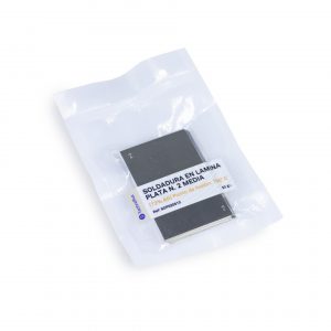TECHNOFLUX-SOLDADURA PLATA N. 2 MEDIA EN LAMINA (72% Ag)